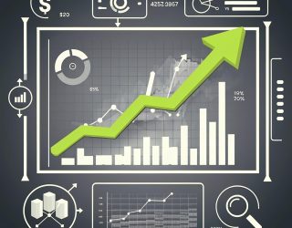 Gráfico con datos de productividad y reducción de costos